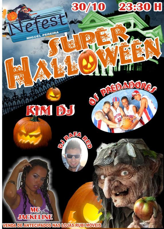 HALLOWEEN DA NEFEST COM OS PREDADORES E 