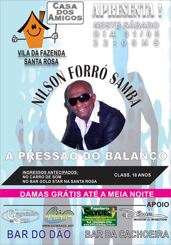 NILSON FORR� SAMBA NA VILA DA FAZENDA SA