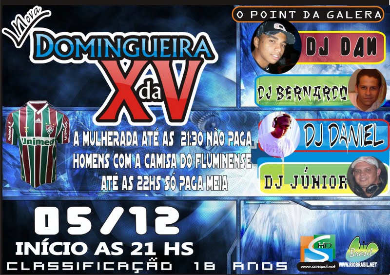 DOMINGUEIRA DA XV - DAMAS GR�TIS AT� �S 
