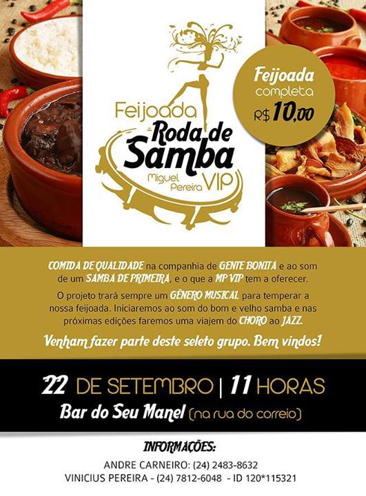 FEIJOADA RODA DE SAMBA