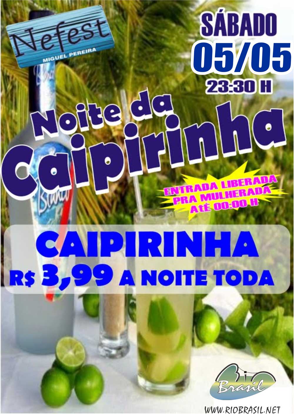 NOITE DA CAIPIRINHA NA NEFEST