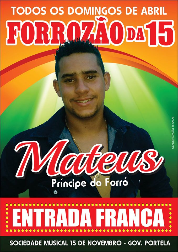 FORROZ�O DA 15 COM MATEUS O PRINCIPE DO 