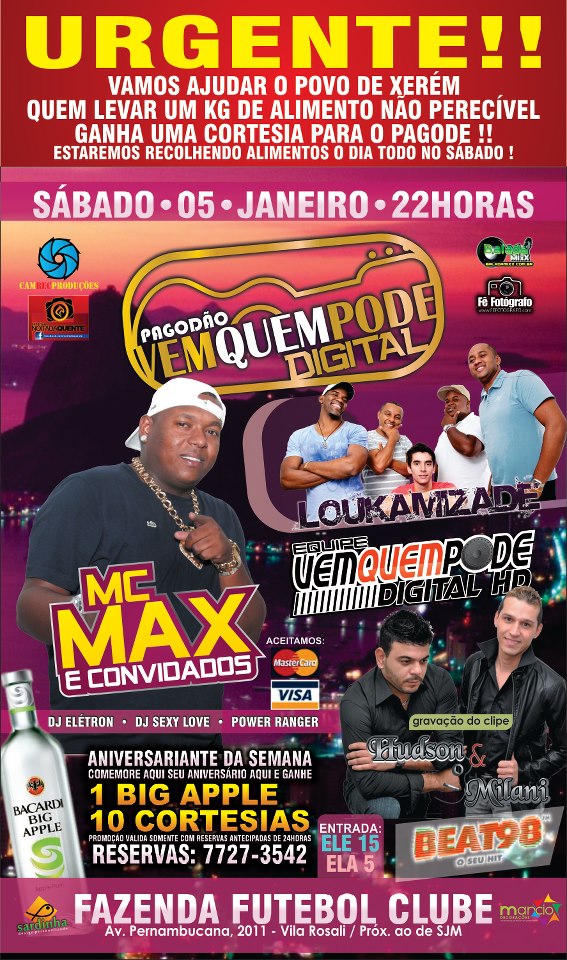 PAGOD�O VEM QUEM PODE - FAZENDA F. C.