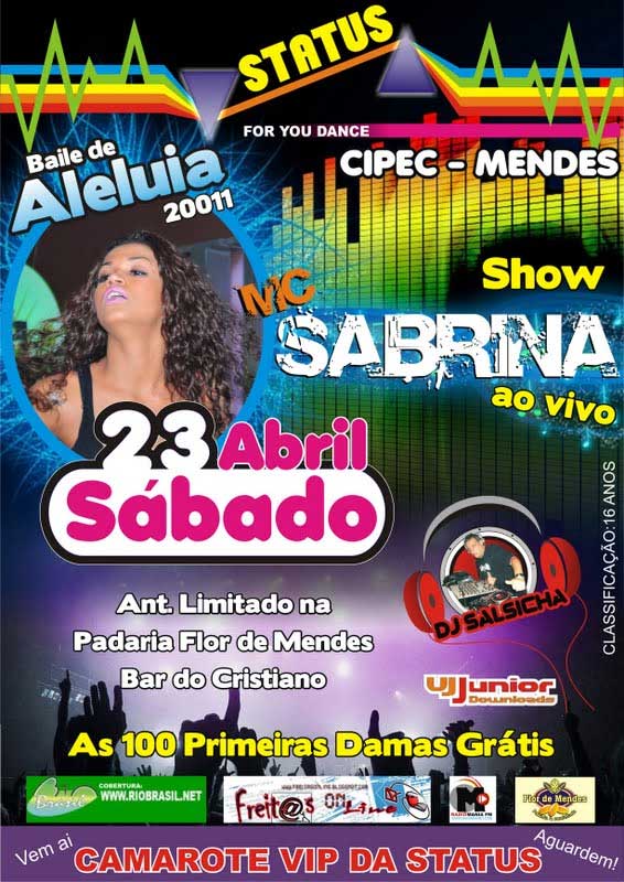 MC SABRINA NO CIPEC EM MENDES - 100 PRIM