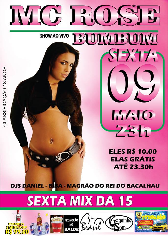 MC ROSE BUMBUM - SEXTA MIX DA XV