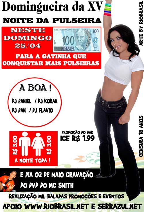 Noite da Pulseira na domingueira da XV c