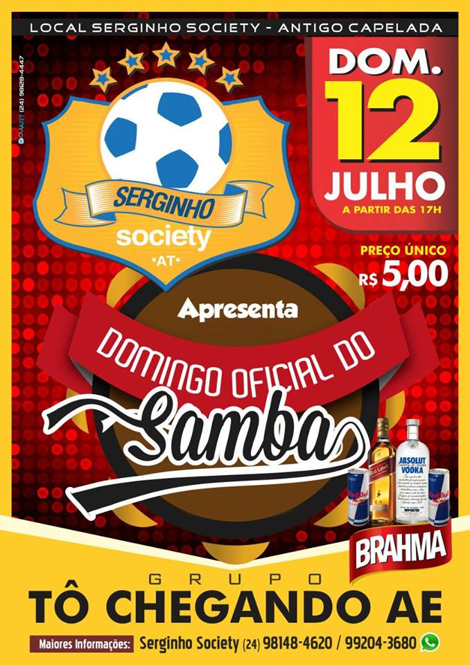 SAMBA COM GRUPO T� CHEGANDO AE NO SERGIN