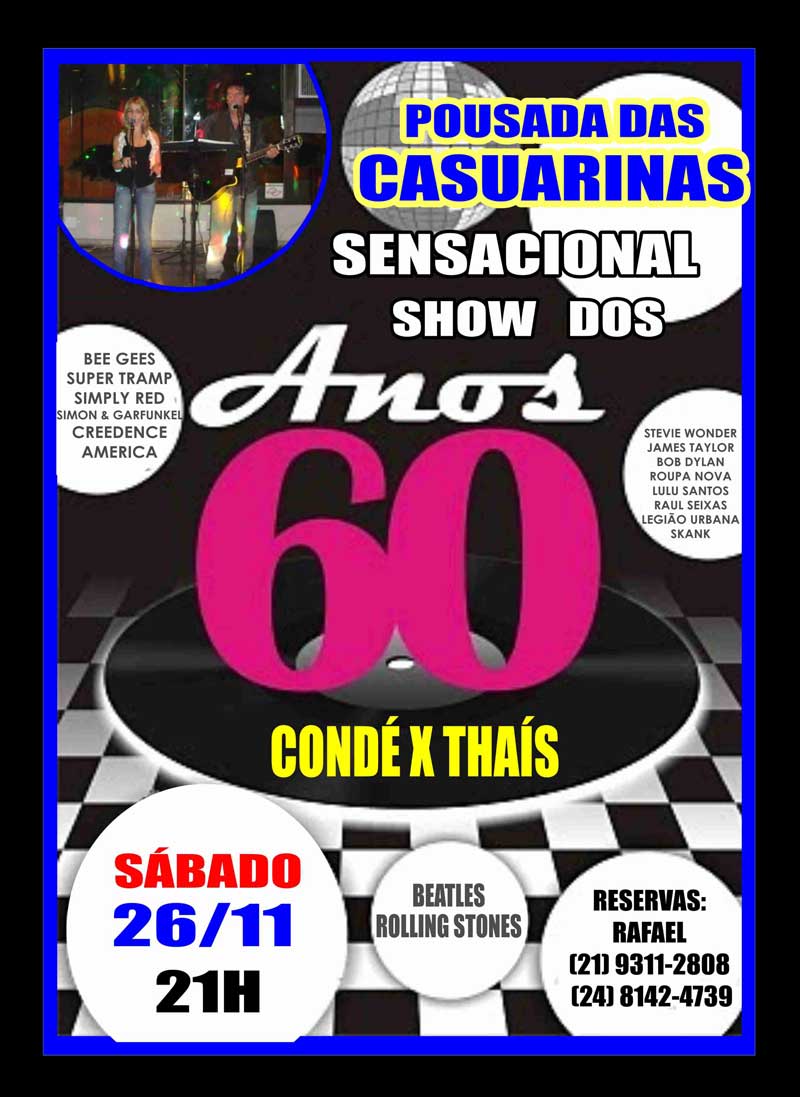 POUSADA CASUARINAS APRESENTA : SENSACION