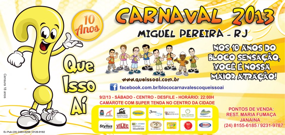 DESFILE E CAMAROTE DO BLOCO QUE ISSO A� 