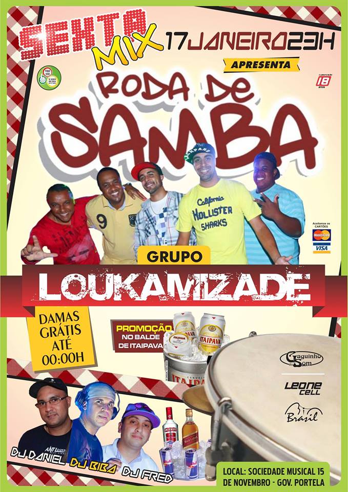 SEXTAMIX DA XV RODA DE SAMBA GRUPO LOUKA