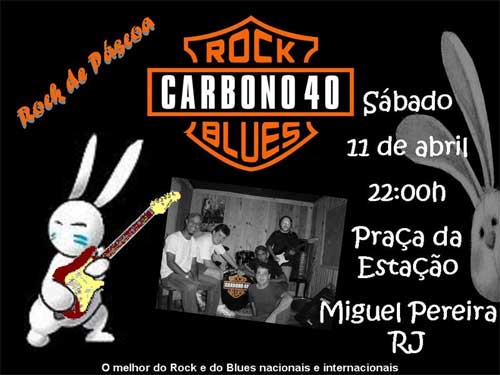 CARBONO 40  NO ROCK DA PASCOA
