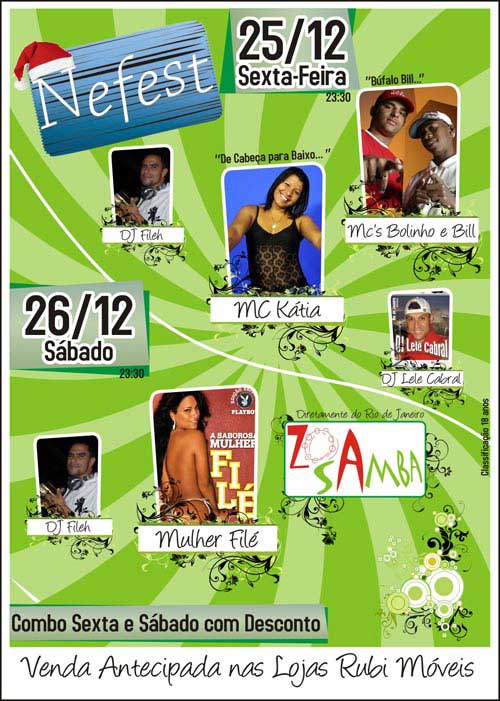 NATAL DA NEFEST COM MC KATIA, MC�S BOLIN