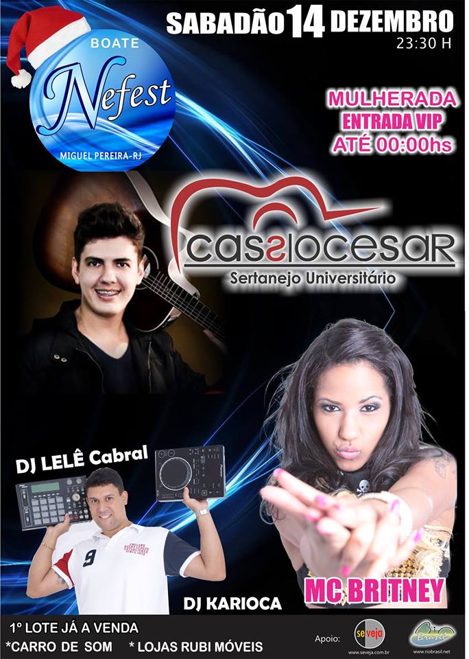 CASIO CESAR , MC BRITNEY E DJ LEL� CABRA
