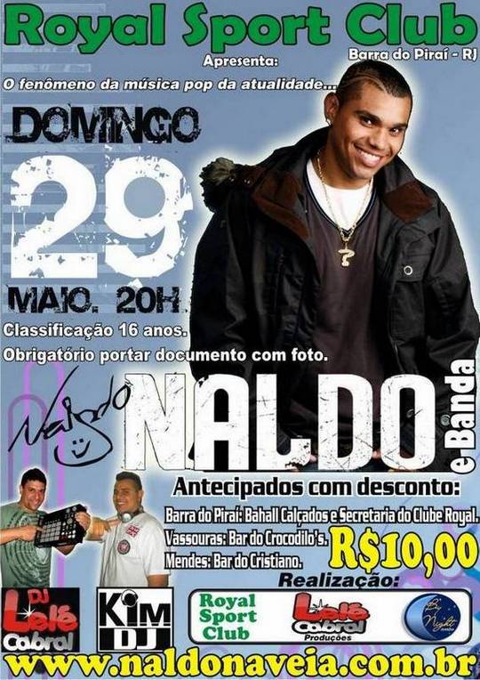 Naldo e Banda no Royal S. C.