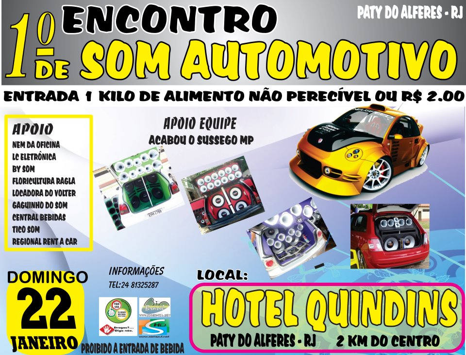 1� ENCONTRO DE SOM AUTOMOTIVO EM PATY HO