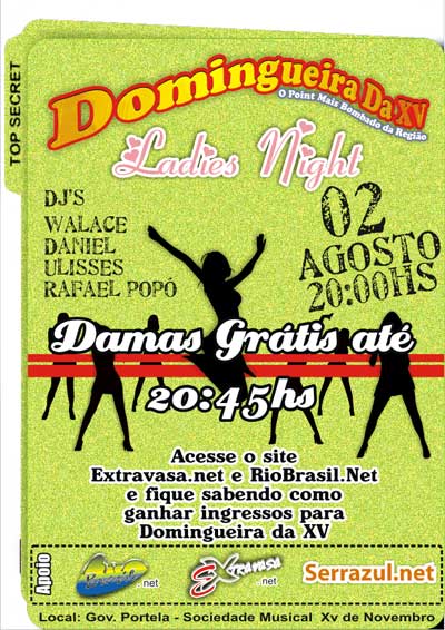 LADIES NIGHT - DOMINGUEIRA DA XV