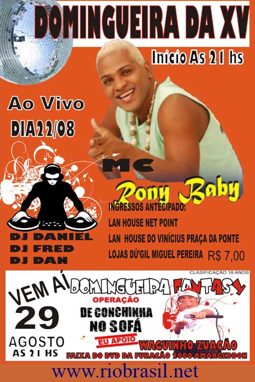 MC RONY BABY NA DOMINGUEIRA DA XV