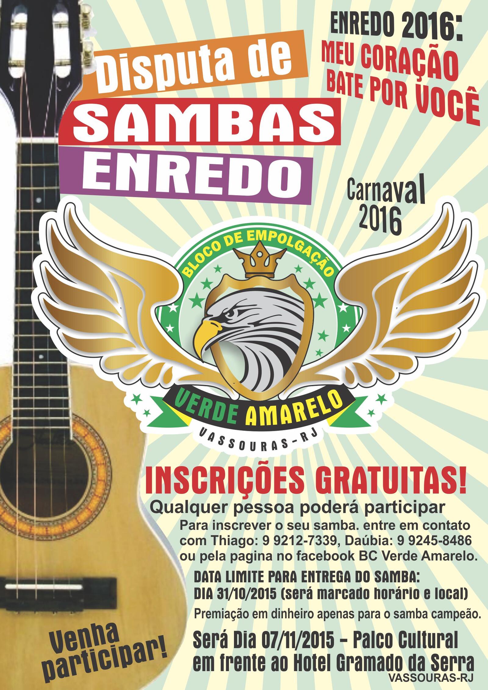 Disputa de Sambas Enredo do Bloco Verde 