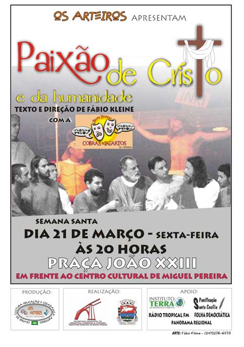 Sexta-feira Santa com o espet�culo �Paix