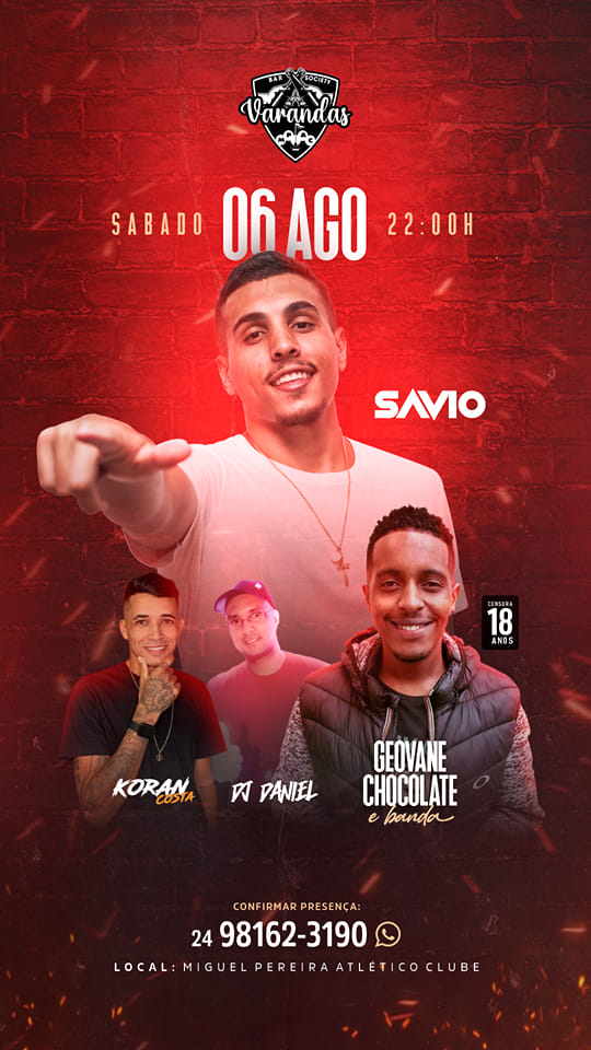 SAVIO, DJ KORAN COSTA, DJ DANIEL E GEOVA