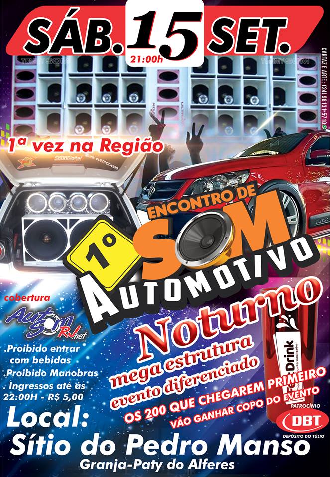 1� ENCONTRO DE SOM AUTOMOTIVO NOTURNO
