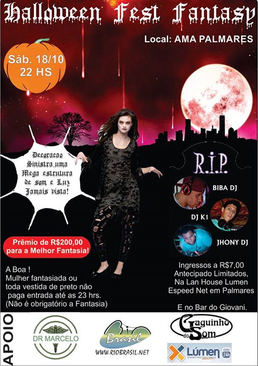 HALLOWEEN FEST FANTASY EM PALMARES