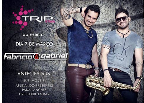 FABRICIO E GABRIEL NA TRIP CLUB