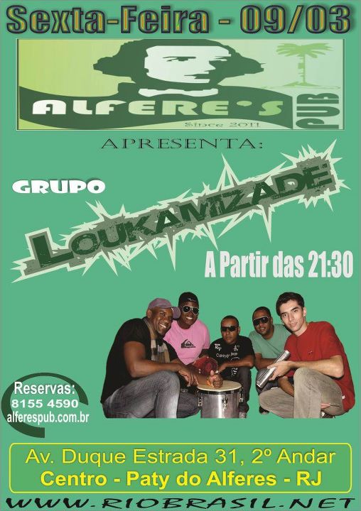 GRUPO LOUKAMIZADE NO PUB ALFERES