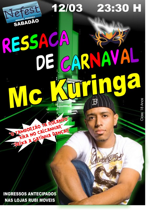 RESSACA DE CARNAVAL COM MC KURINGA NA NE