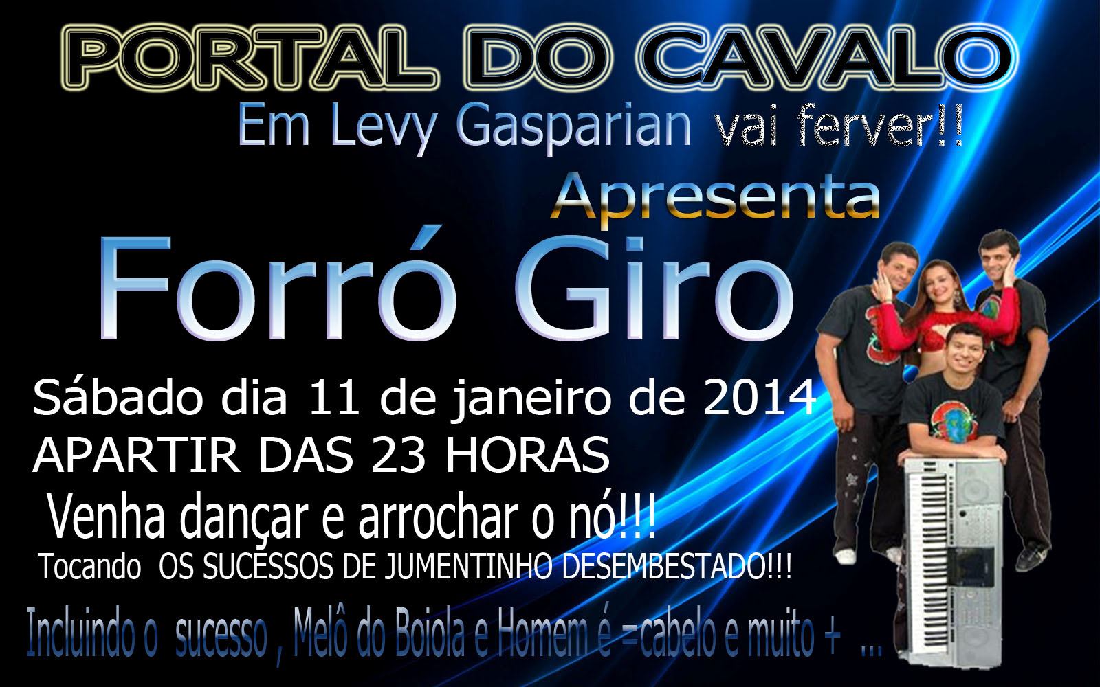 FORR� GIRO NO PORTAL DO  CAVALO