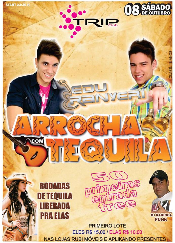ARROCHA COM TEQUILA NA TRIP 