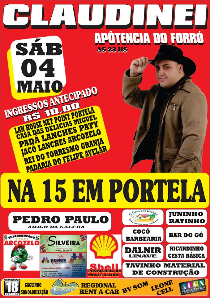 CLAUDINEI A POT�NCIA DO FORR�
