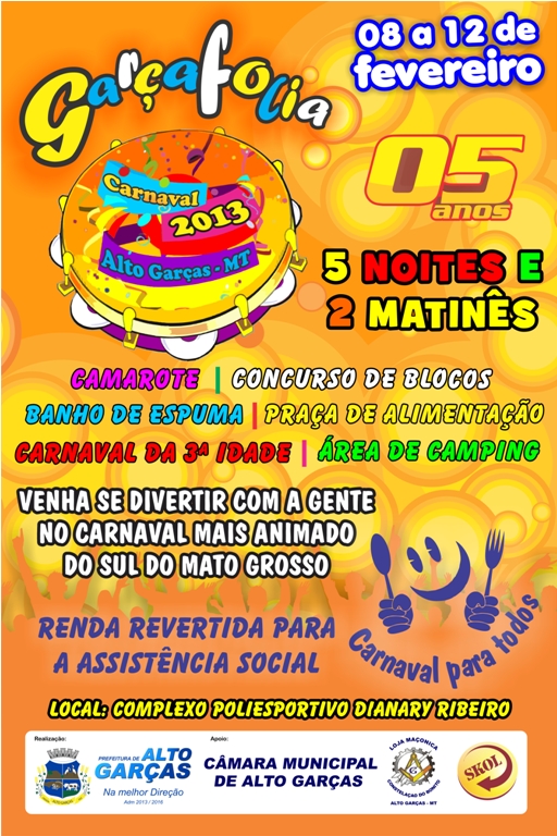 5� GAR�AFOLIA   05 DIAS DE 08 A 12 FEVER