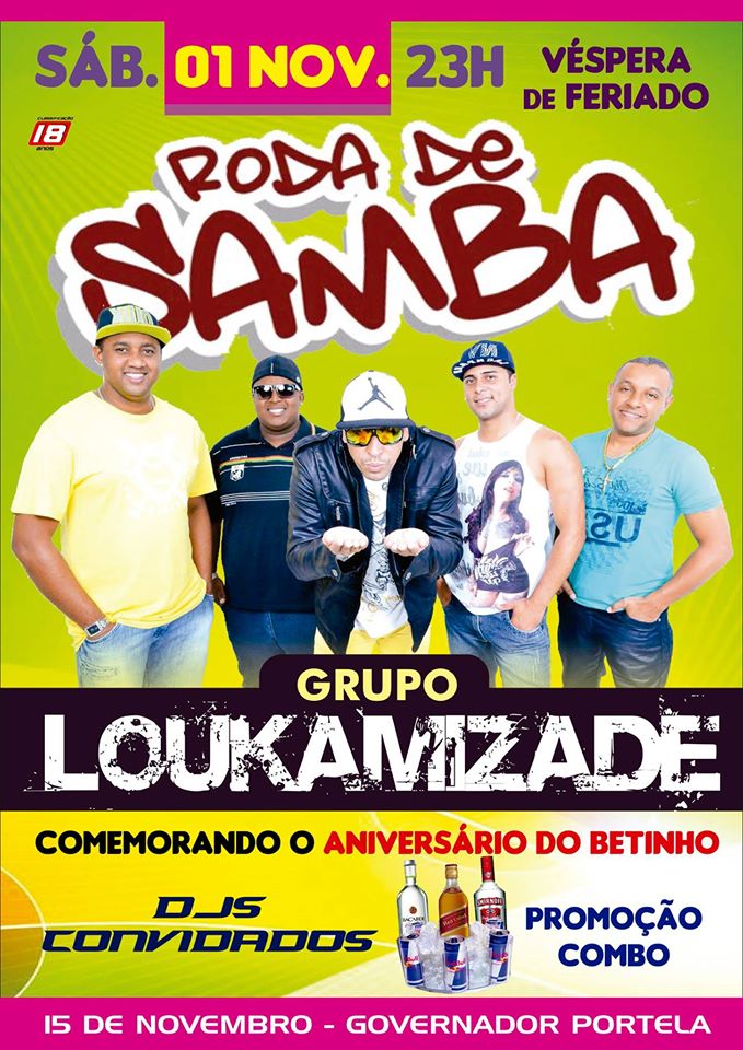 RODA DE SAMBA COM GRUPO LOUKAMIZADE - AN