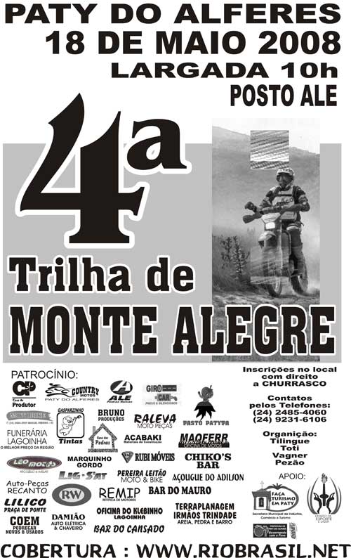 4� Trilha de Monte Alegre