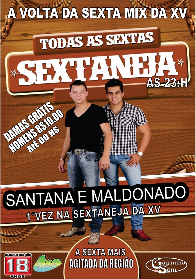 SEXTA MIX NA QUINZE COM SANTANA E MALDON