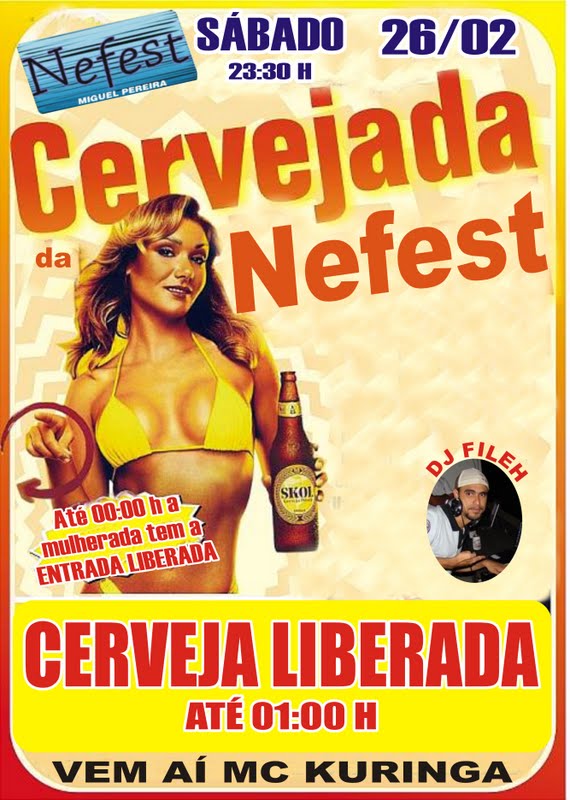 CERVEJADA NA NEFEST COM CERVEJA LIBERADA