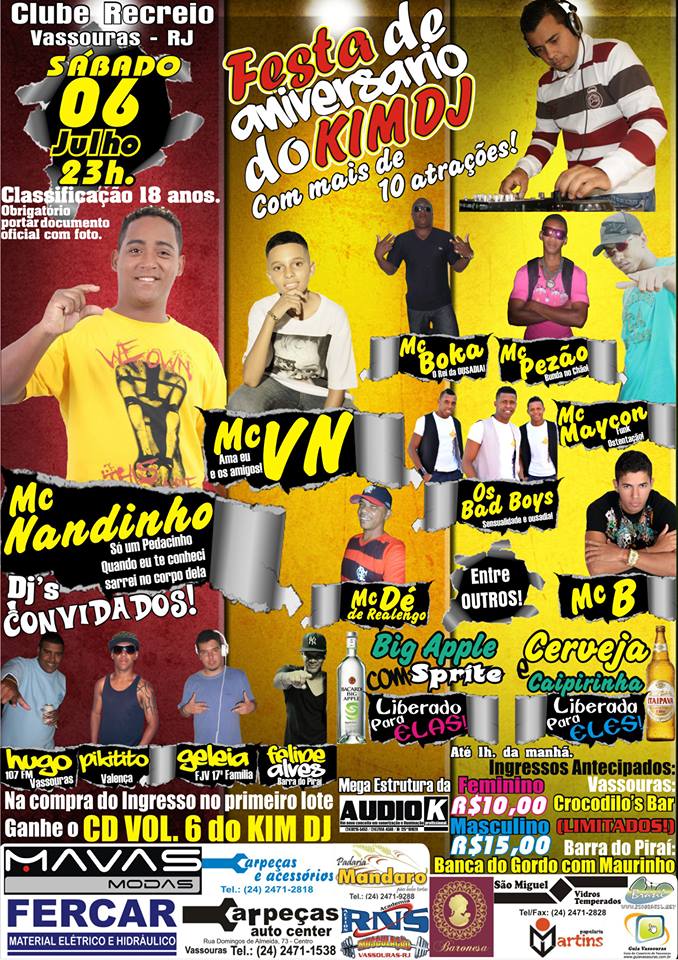 FESTA DE ANIVERS�RIO DO KIM DJ