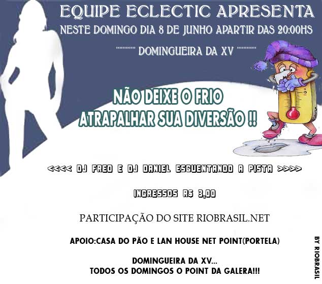 Domingueira da Xv Aquecendo o Inverno