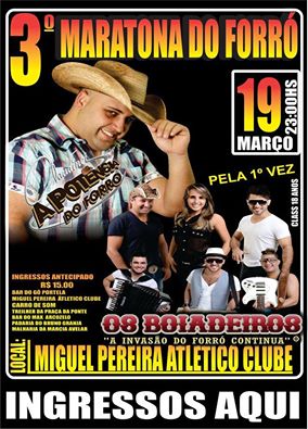 3� MARATONA DO FORR� COM CLAUDINEI E OS 