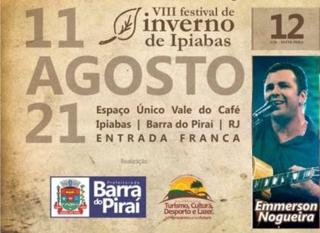 VIII FESTIVAL DE INVERNO DE IPIABAS - EM