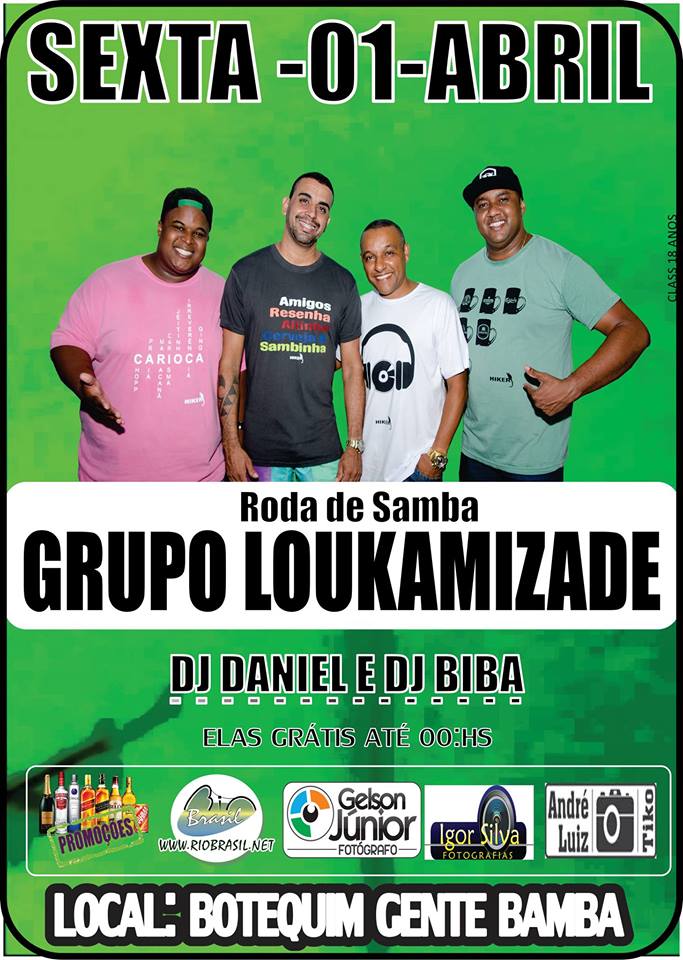 RODA DE SAMBA DO GRUPO LOUKAMIZADE