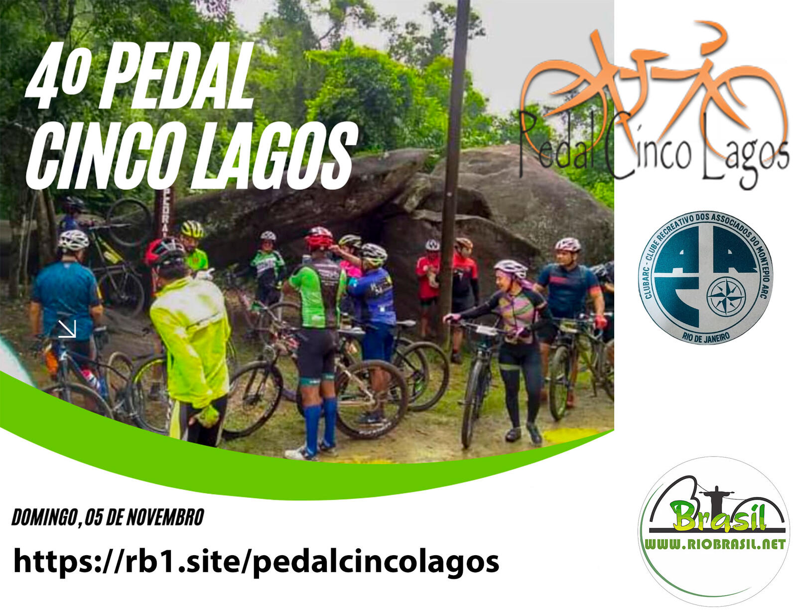 4� pedal Cinco Lagos
