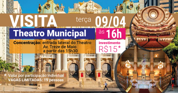 VISITA ao Theatro Municipal do Rio de Ja