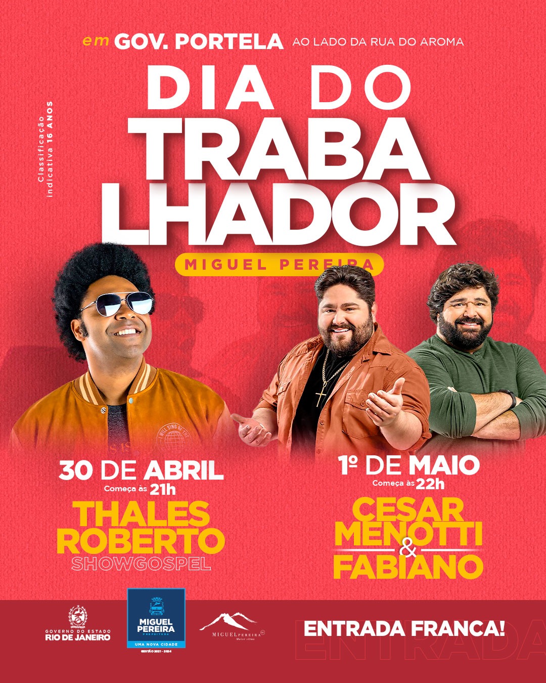 Thales Roberto na Festa do Trabalhador e