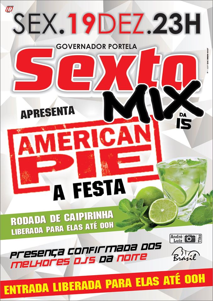 SEXTA MIX DA XV APRESENTA - AMERICAN PIE