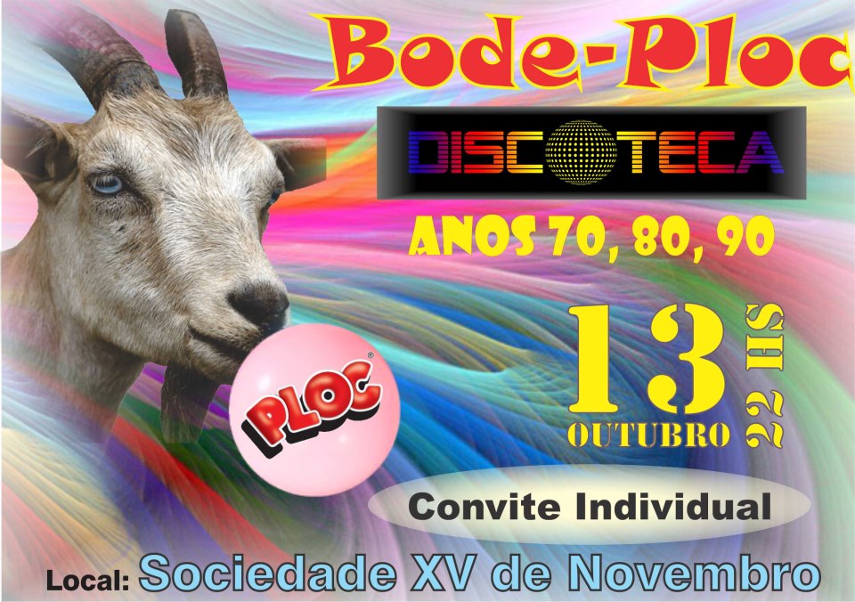 BAILE BODE PLOC ANOS 70,80 E 90