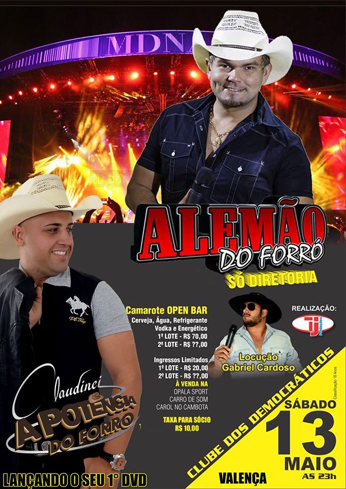 ALEM�O DO FORR� E CLAUDINEI A POTENCIA D