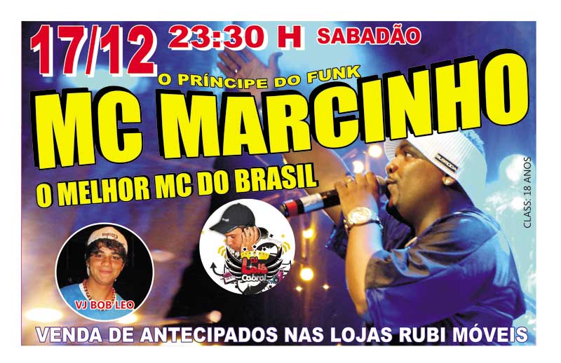 MC MARCINHO - O PRINCIPE DO FUNK NA NEFE