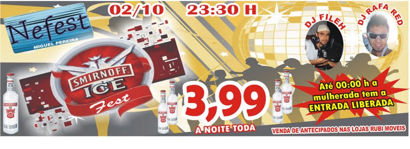 SMIRNOFF ICE A FESTA NA NEFEST